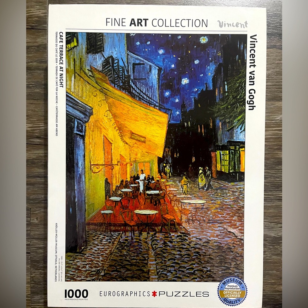 EuroGraphics Van Gogh Cafe at Night 1000 Piece Puzzle 🧩